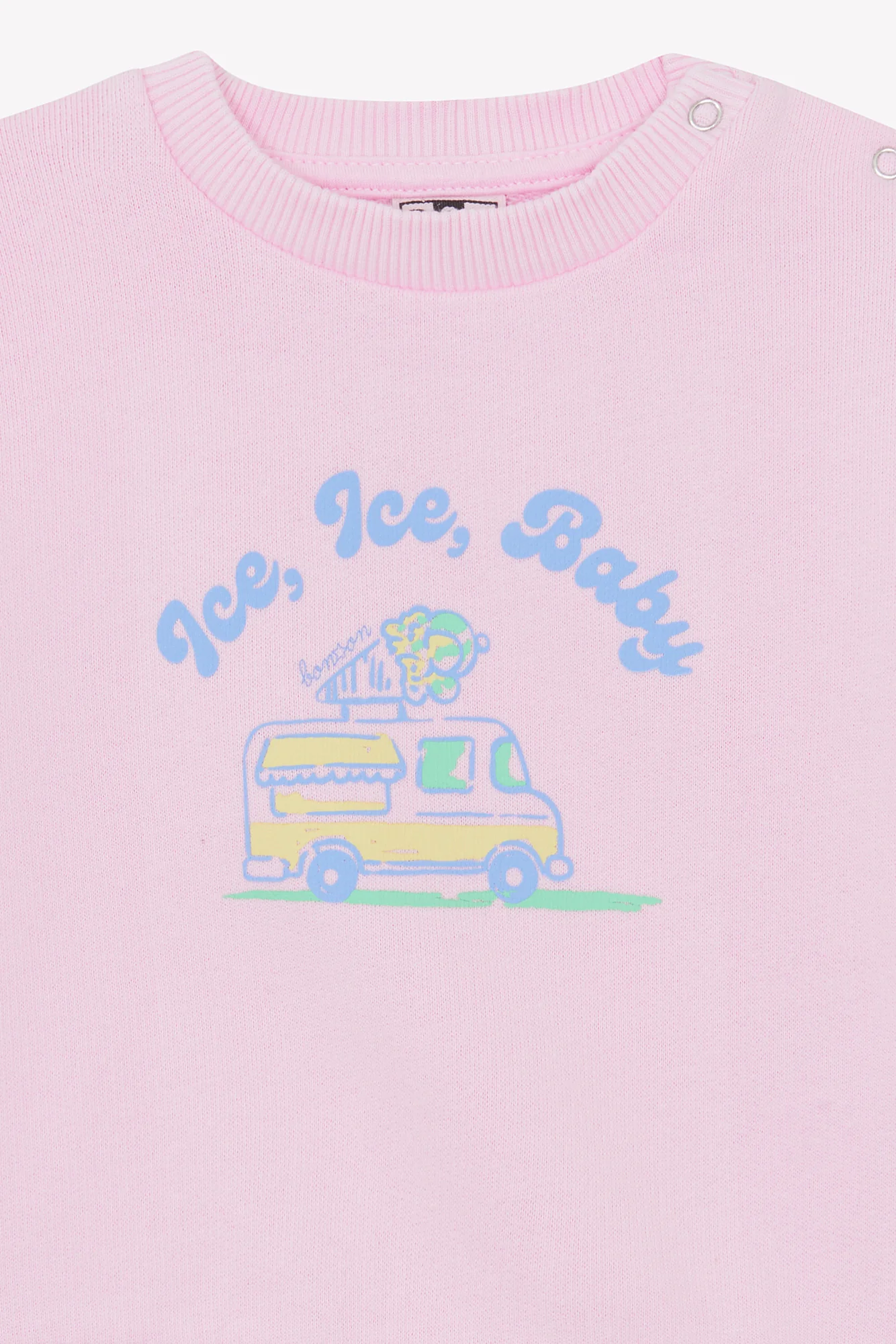 Sweat - Lys rose bubble illustration "Ice baby" - Image 3