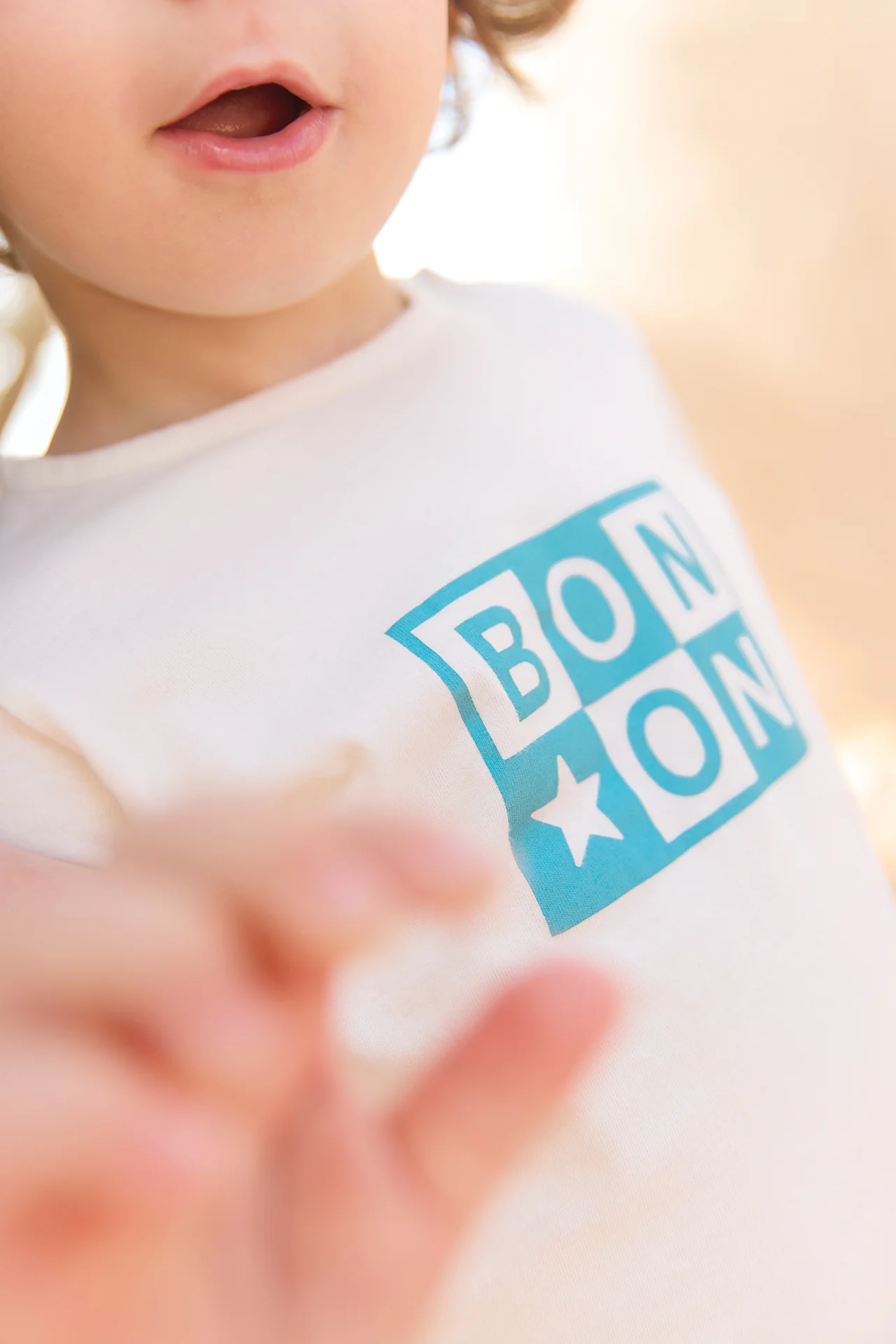 T-shirt - Tuba blanc hamac logo Bonton - Image 3