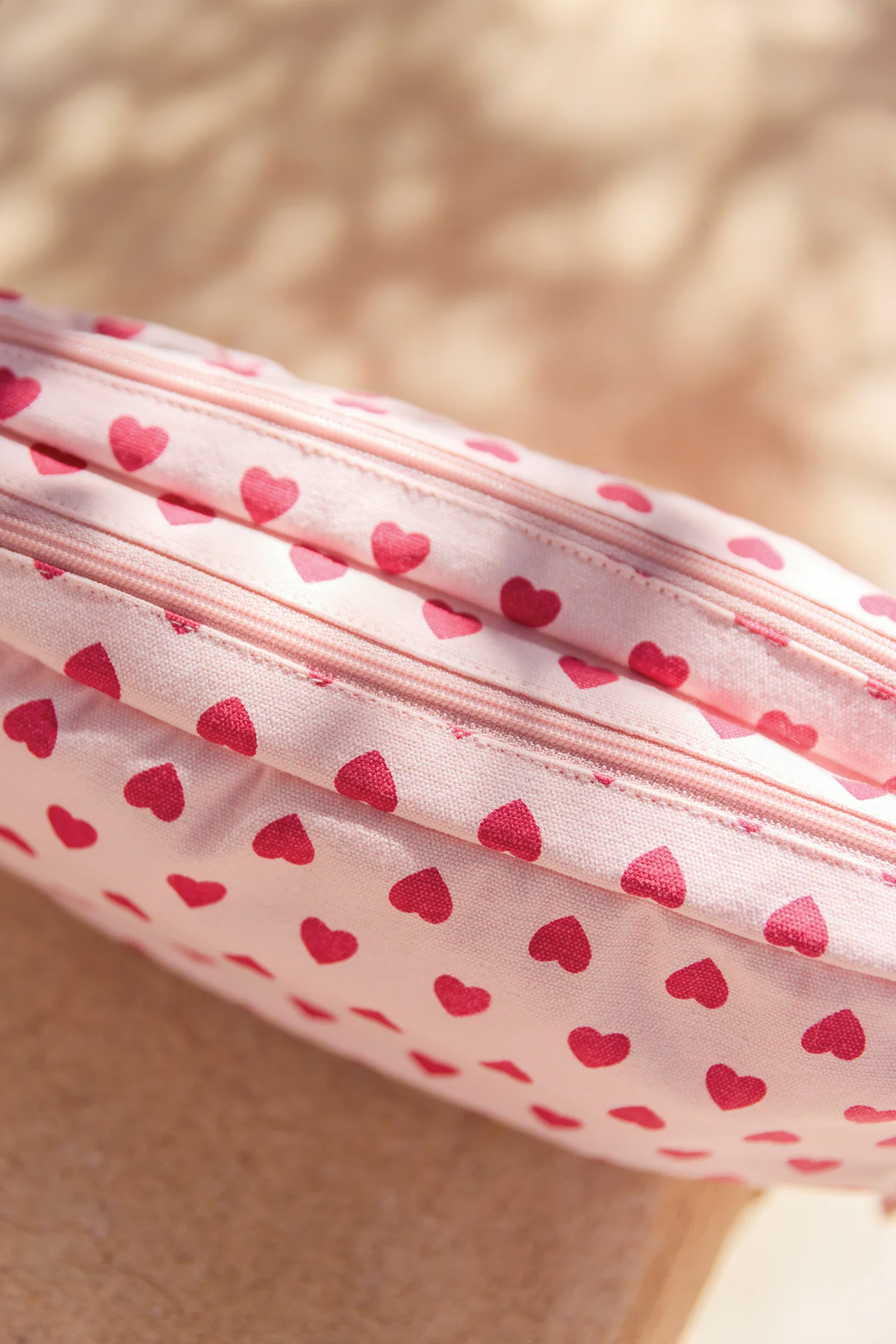 Trousse - Cœurs rose foncé - Image 3