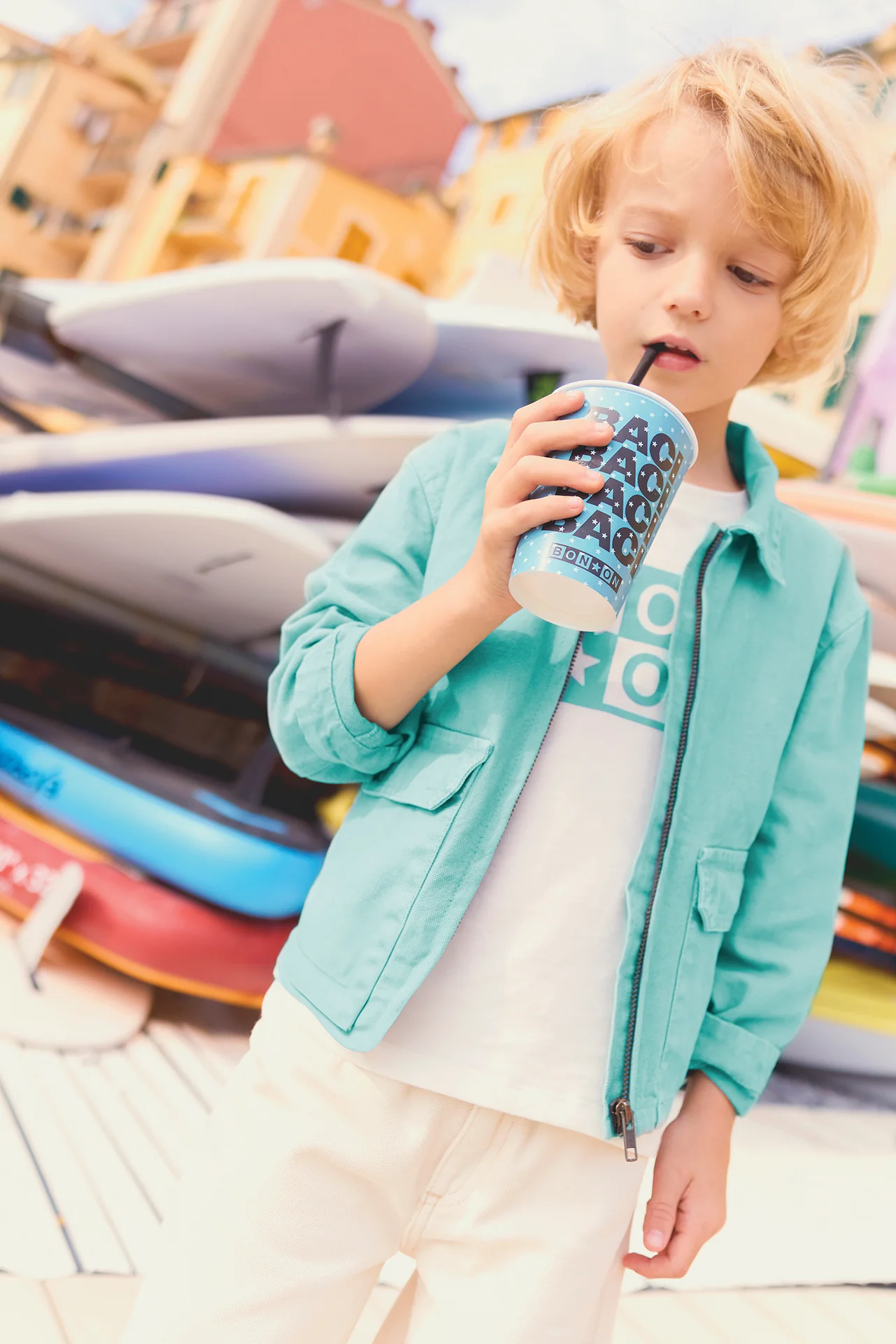 Veste - Larry blue fish